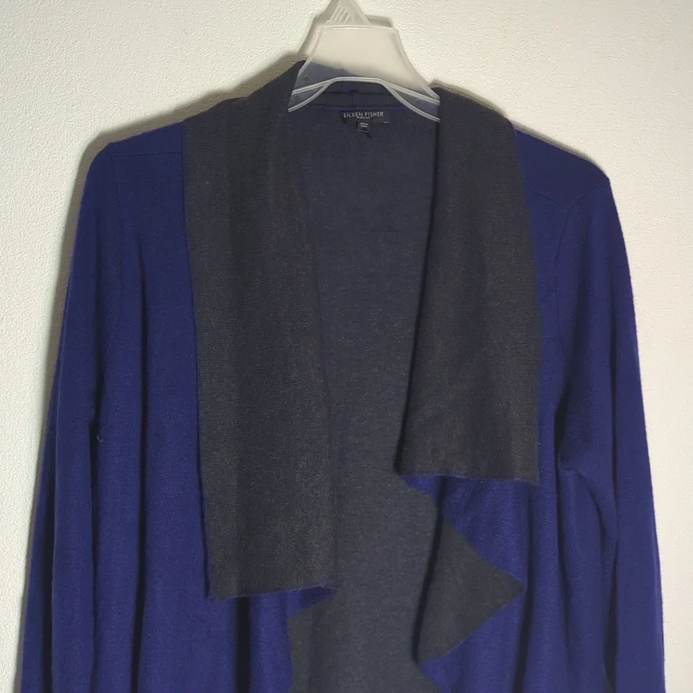Eileen Fisher Womens Cardigan Organic Cotton Cashmere Mohair Quiet Luxury‎ 1X